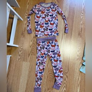 Little Sleepies Butterfly Print Kids Pajamas